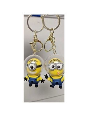 Minions Collectable Keychains (red or blue)